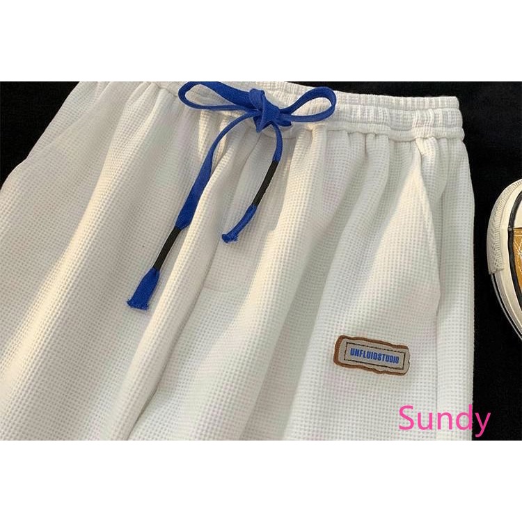 Quần ngắn ống rộng Thêu Họa Tiết Thời Trang Mùa Hè Hàn Quốc Plus Size Cho Nữ