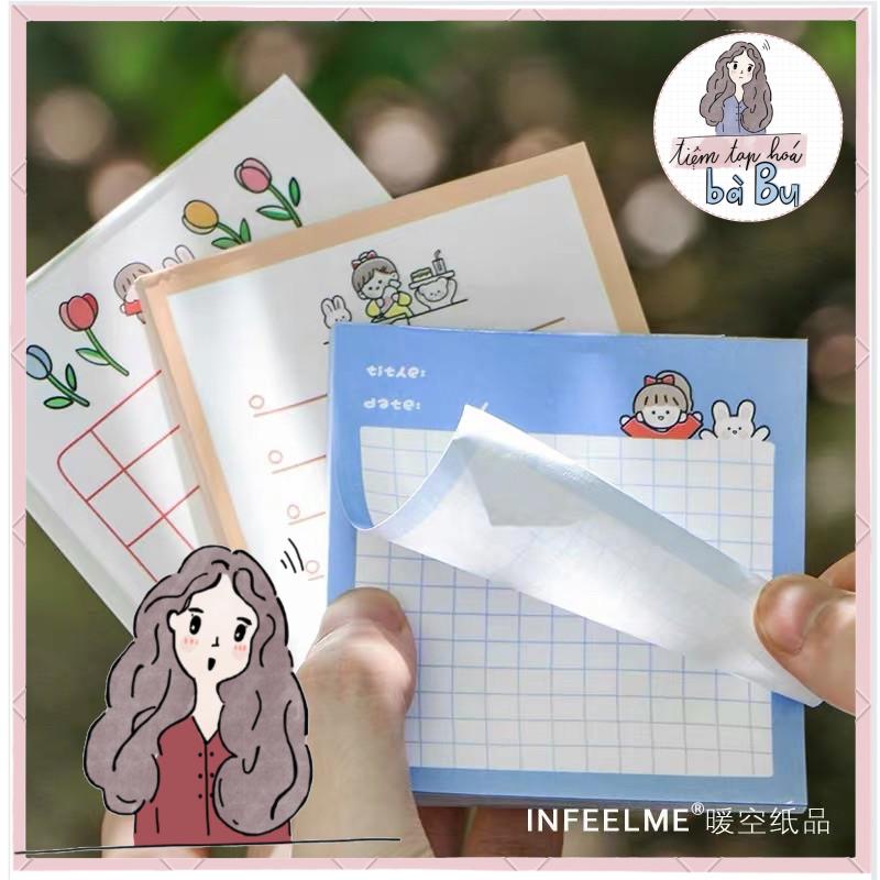 Tập giấy note vuông 100 tờ của Note for DIY