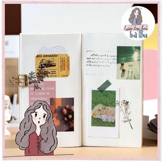 Tập 50 tờ stickers giấy trang trí không trùng mẫu