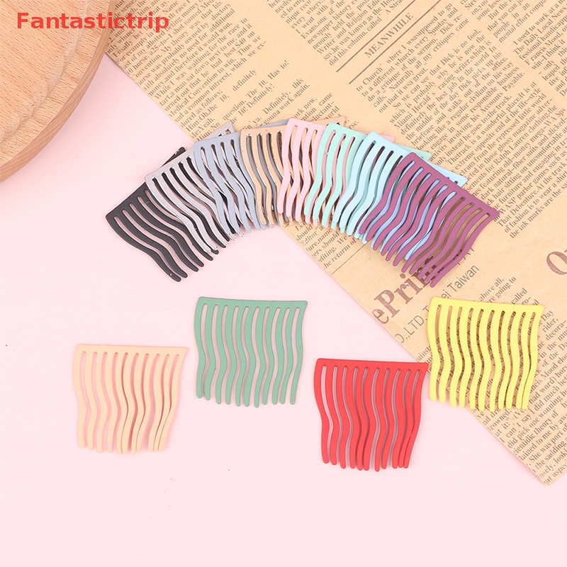 Kẹp Tóc Kim Loại Cố Định Tóc Mái Phong Cách Hàn Quốc Ngọt Ngào Cho Nữ Fantastictrip] Mới