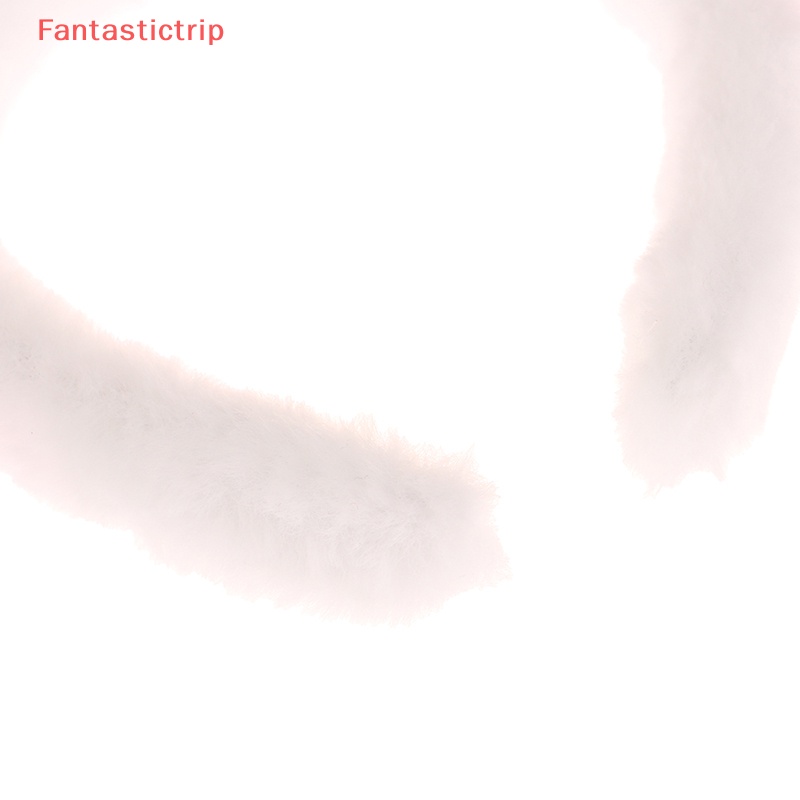 Băng Đô Cài Tóc Hình Tai Cún Hoạt Hình Bằng Lông Nhung Dễ Thương Xinh Xắn