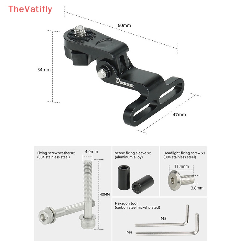 Giá Đỡ Đèn Pha Xe Đạp Bằng Hợp Kim Nhôm Chất Lượng Cao