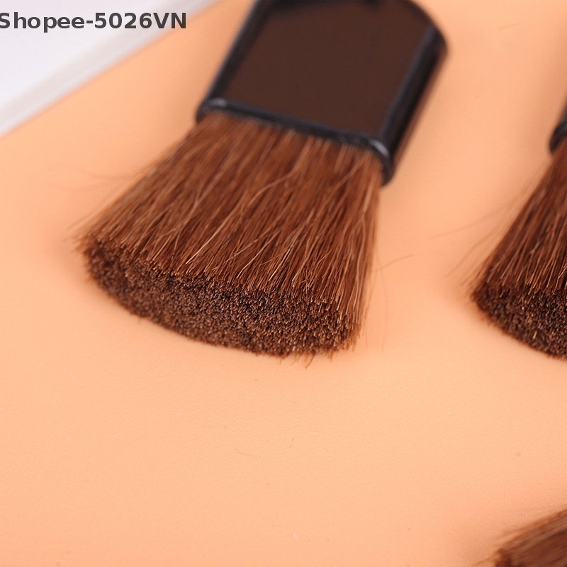 Set 10 Cọ Trang Điểm Đầu Phẳng Mini Chuyên Nghiệp