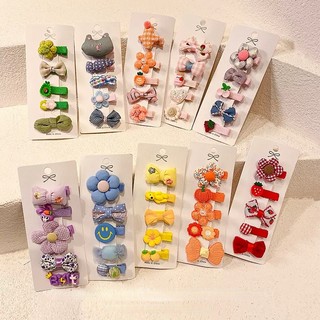 Set 5 Kẹp Tóc Dễ Thương Cho Bé Gái