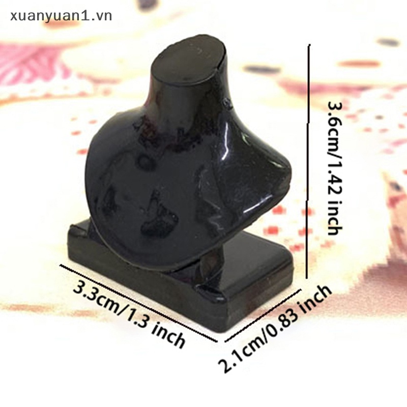 Set 5 Giá Trưng Bày Vòng cổ Màu Đen Cho Nhà Búp Bê