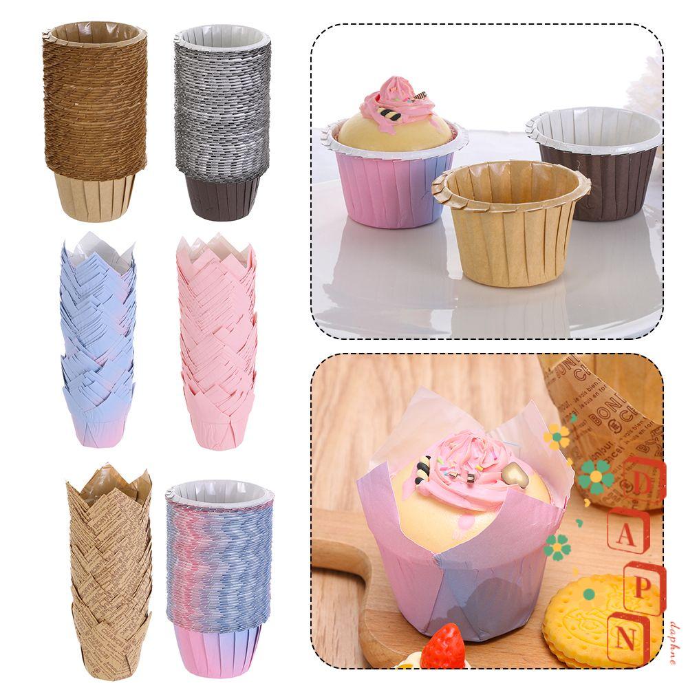 Set 50 Cốc Giấy Dùng Để Làm Bánh Cupcake Tiện Dụng