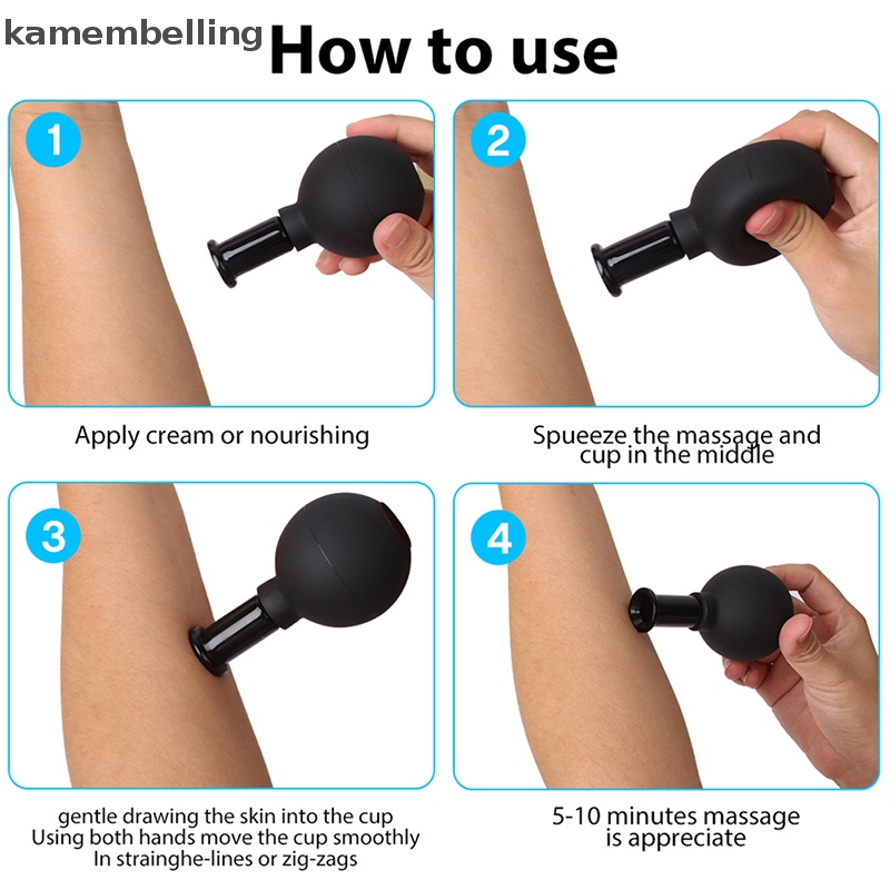 Cốc Hút Chân Không Mát Xa Cơ Thể Bằng Cao Su kamembelling