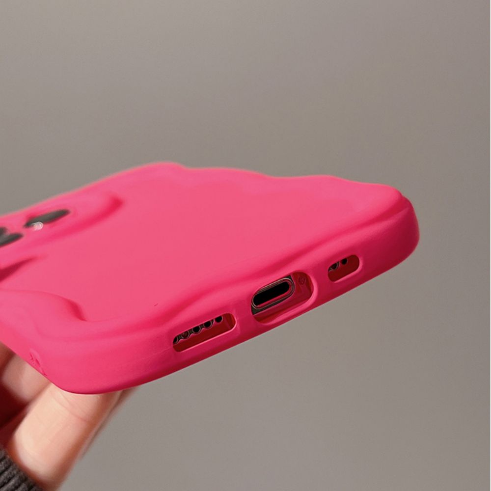 Ốp Điện Thoại Silicon Mềm Màu Đỏ Hồng Trơn Bảo Vệ Toàn Diện Chống Rơi Cho IPhone 14 Pro Max 13 1 2 11 Pro Max XR XS Max