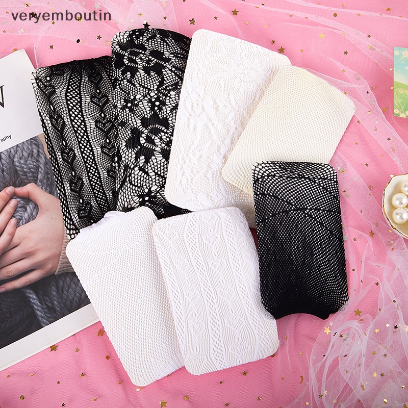 Vớ Lưới Xuyên Thấu Co Giãn Mềm Mại Họa Tiết Hoa Thời Trang Gợi Cảm