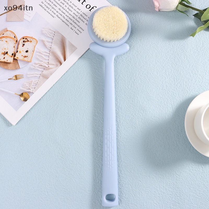 Bàn Chải Chà Lưng Tẩy Tế Bào Chết Mát Xa Cơ Thể Tay Cầm Dài Mềm Mại