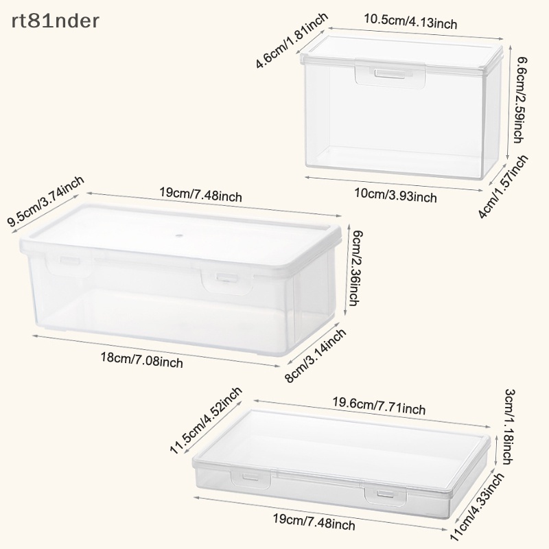 1 Hộp Nhựa Cứng Đựng Thẻ Trưng Bày