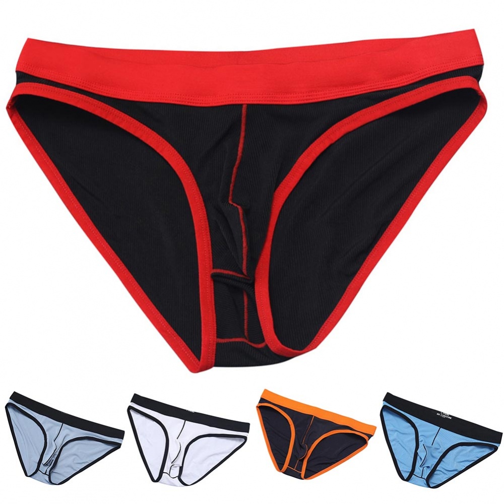 Quần Lót Nam Lưng Thấp Màu Xanh Navy Thoải Mái