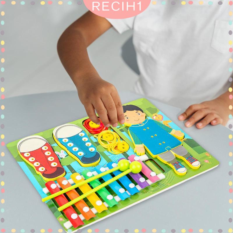 Giày Gỗ Đồ Chơi Cho Bé 1-2 Tuổi