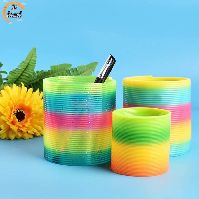 [IS] Đồ Chơi Vòng Lò Xo Ma Thuật Nhiều Màu Sắc Phù Hợp Với Mùa Xuân Nóng Bỏng Cho Bé