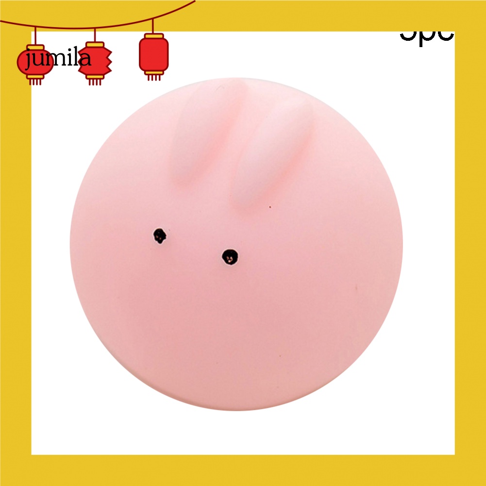 5 Đồ Chơi Bóp Hình Thỏ Mini Bằng PVC Mềm Giúp Giải Tỏa Căng Thẳng