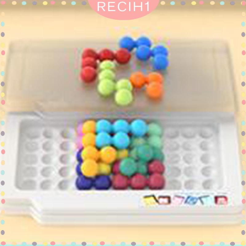 Bộ Đồ Chơi Hạt 3D Nhiều Màu Thử Thách Trí Thông Minh IQ Cho Bé