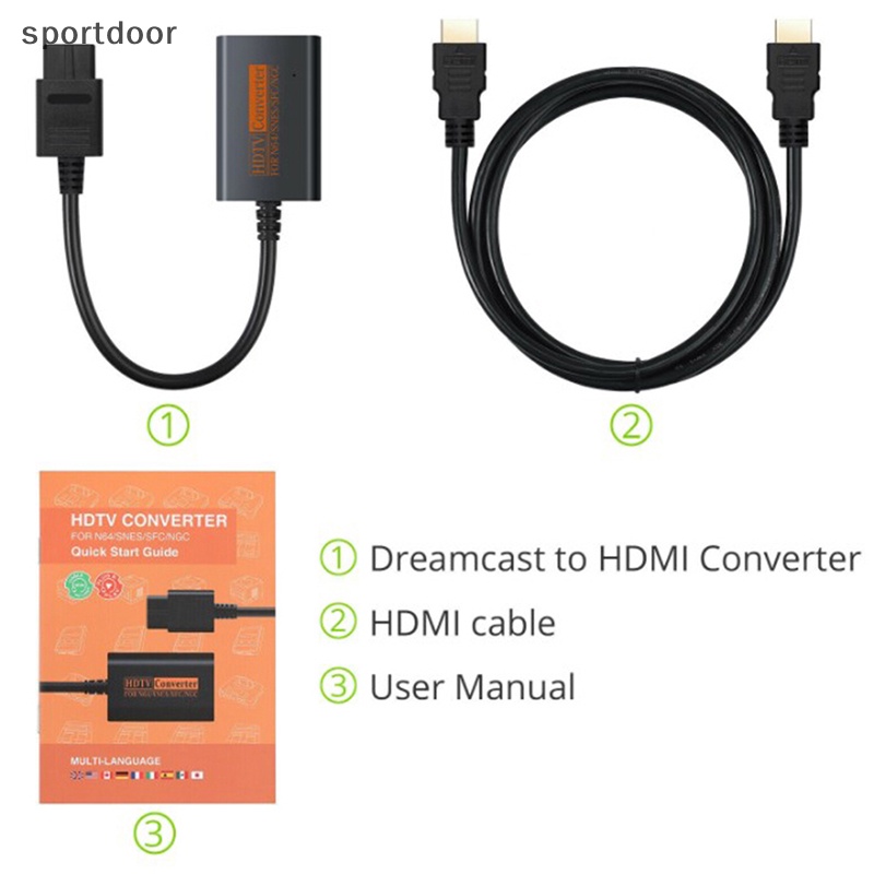 Cáp Chuyển Đổi HDMI N64 Sang HDMI Cho Máy Chơi Game Nintend 64 SNES NGC 720P