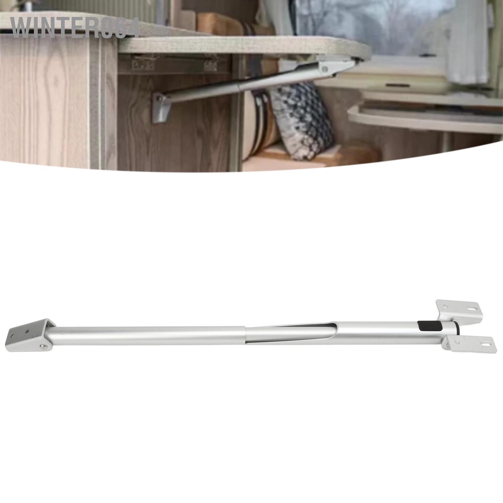Winter064 Thanh giá đỡ mở rộng quầy 260‑430mm Bản lề hỗ trợ kệ gấp bằng hợp kim nhôm cho nhà bếp RV