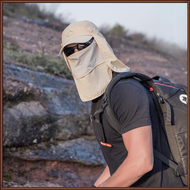 Mũ Lưỡi Trai Chống Nắng Mau Khô Có Thể Tháo Rời Cho Nam