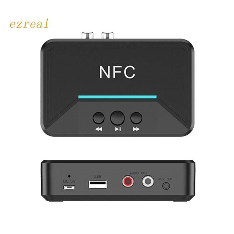 Usb Nhận Tín Hiệu Không Dây NFC BT5.0 3.5mm AUX NFC Sang 2RCA