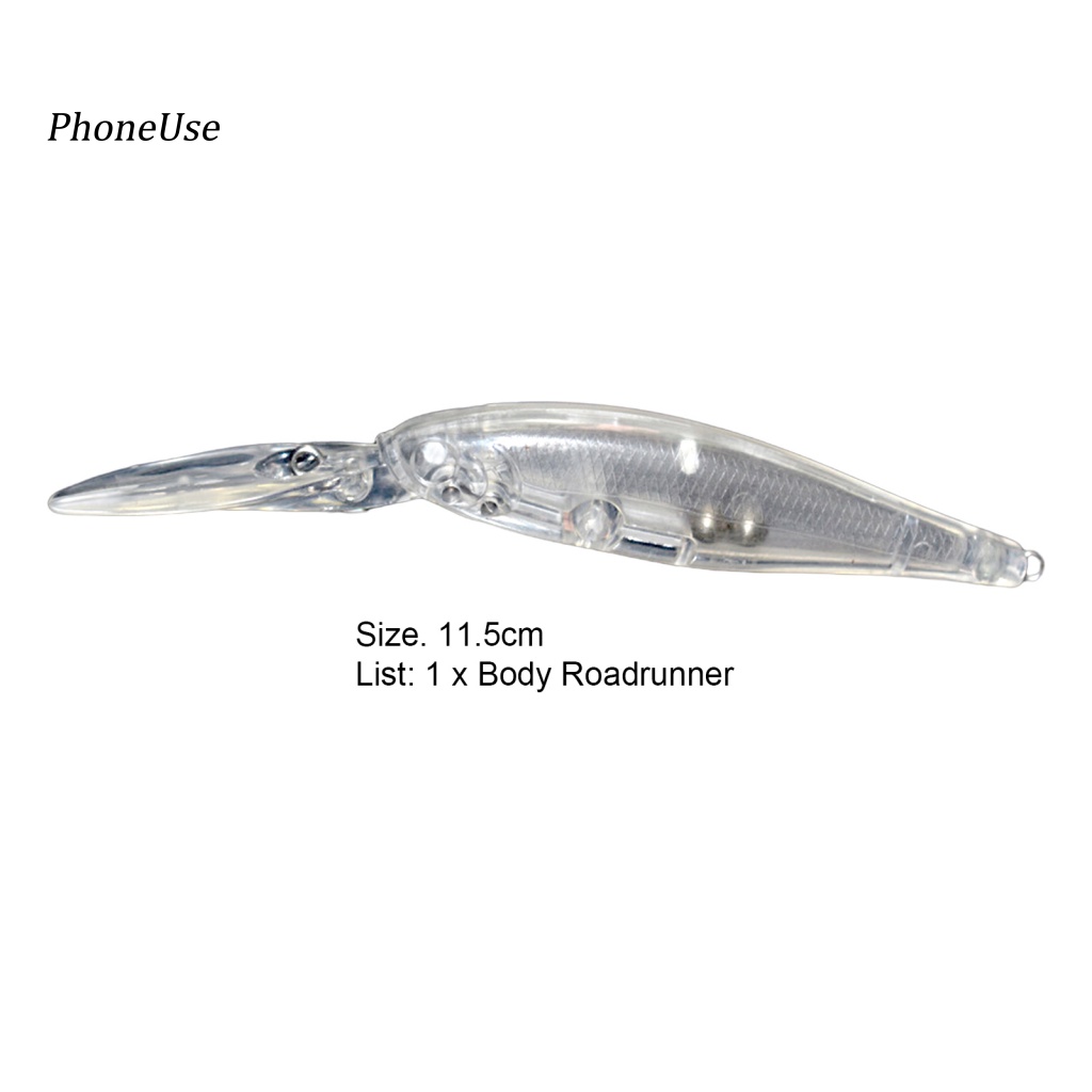 Mồi Câu Cá Giả Lưỡi Dài 11.5cm / 8.5g Bằng PU