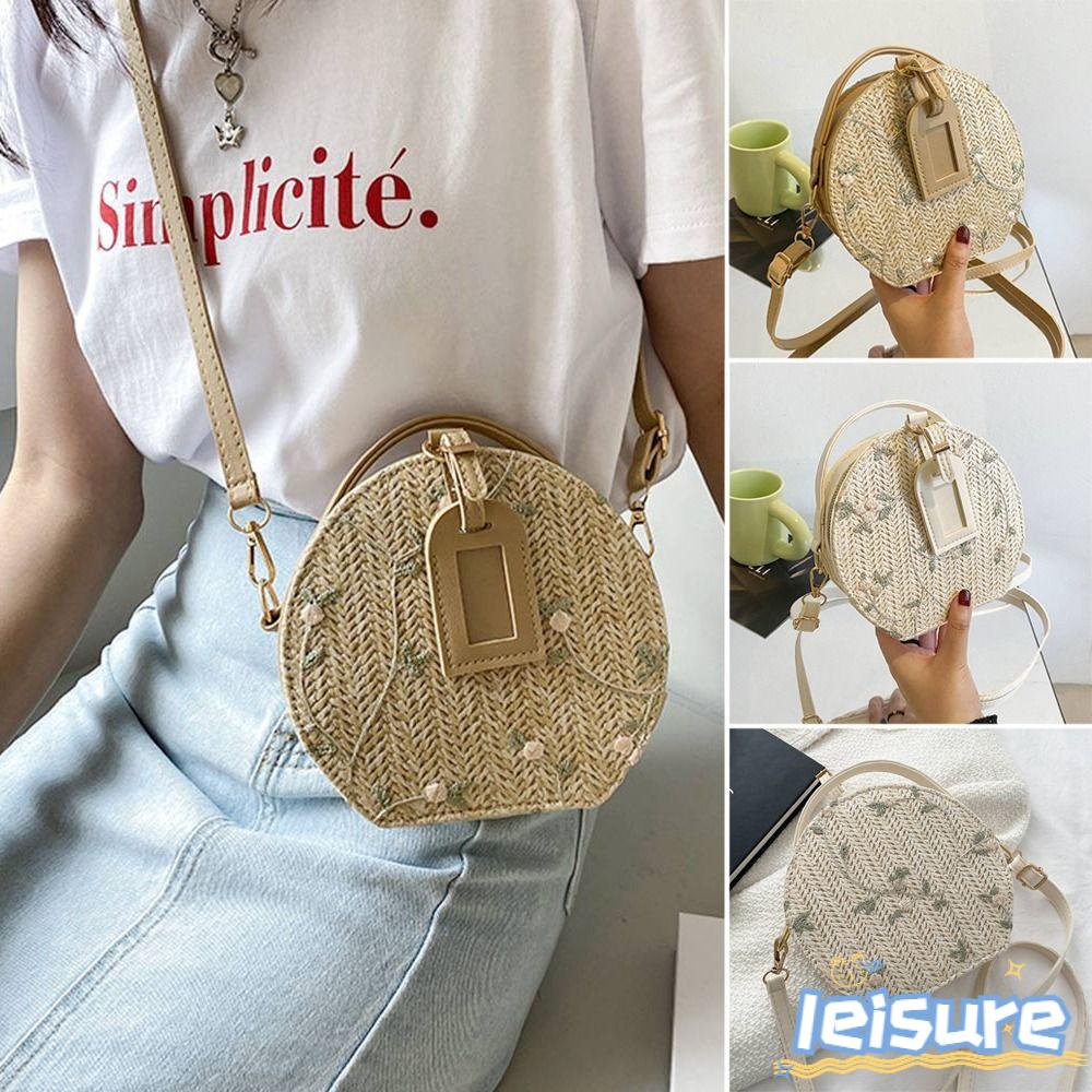 Túi Cói Đeo Vai Thời Trang Mùa Hè Dành Cho Nữ