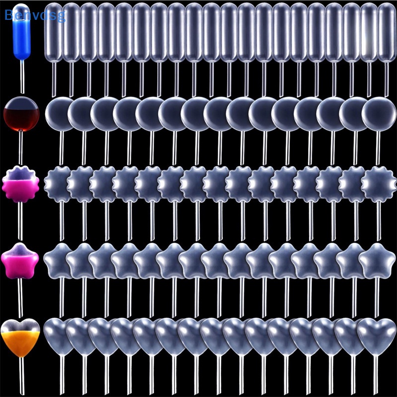 Bộ 50 Ống Nhỏ Giọt 4Ml Chuyên Dụng Cho Làm Bánh Cupcake