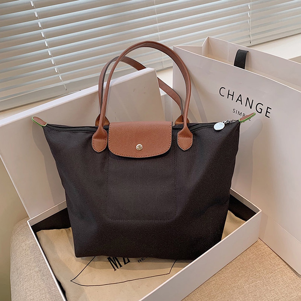 Túi Xách Đeo Vai Bằng Nilon Cỡ Lớn Chống Thấm Nước Cho Nữ