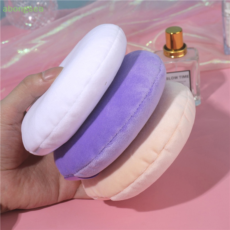 Abongsea Bộ Mút Trang Điểm Tròn Cỡ Lớn Mềm Mại Tiện Dụng