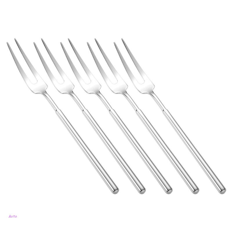 Nĩa Ăn Trái Cây / Salad Bằng Thép Không Gỉ 304 Cao Cấp