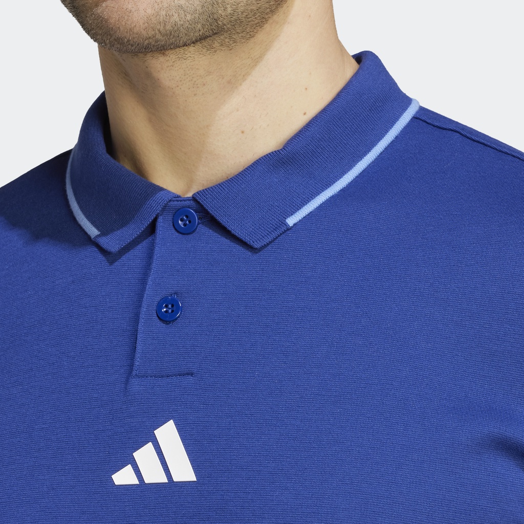 Adidas Quần vợt Áo Polo Tennis Clubhouse Premium Classic Nam Màu xanh da trời IB4977