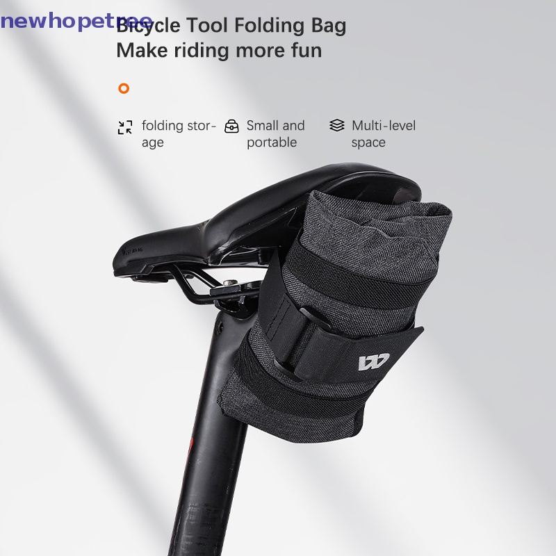 Túi Đựng Dụng Cụ Móc Phía Trước Xe Đạp Tiện Lợi Màu Đen