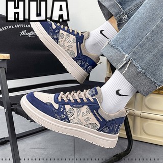 Giày Thể Thao canvas Cổ Thấp Họa Tiết Hoa Thời Trang Xu Hướng