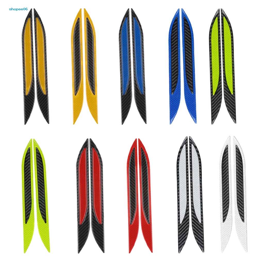 1 Cặp Miếng Dán Phản Quang Chống Trượt Chống Mài Mòn Cho Xe Máy