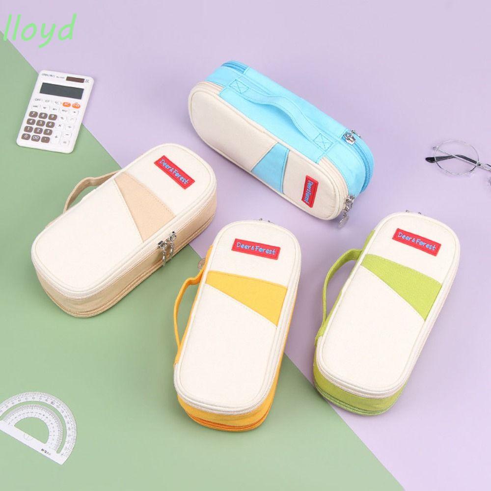 Lloyd Túi Đựng Bút Chì / Mỹ Phẩm Khóa Kéo Hình Hươu Và Khu Rừng Sáng Tạo Làm Quà Tặng Cho Học Sinh / Du Lịch