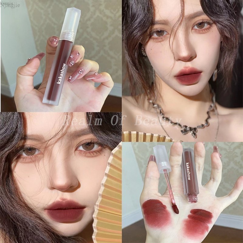 Son Bóng Hình Lục Giác Kakashow Son Bóng Mờ Nhung