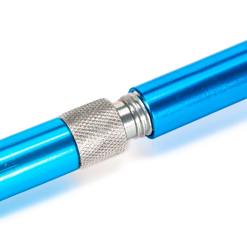 Cực hợp kim nhôm màu xanh có thể tháo rời Ba phần đàn hạc có thể tháo rời bằng thép không gỉ Thanh thép gai Kẹp nĩa