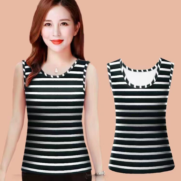 Áo Thun Sát Nách Cổ Ren In Họa Tiết Thời Trang Mùa Hè Cho Nữ