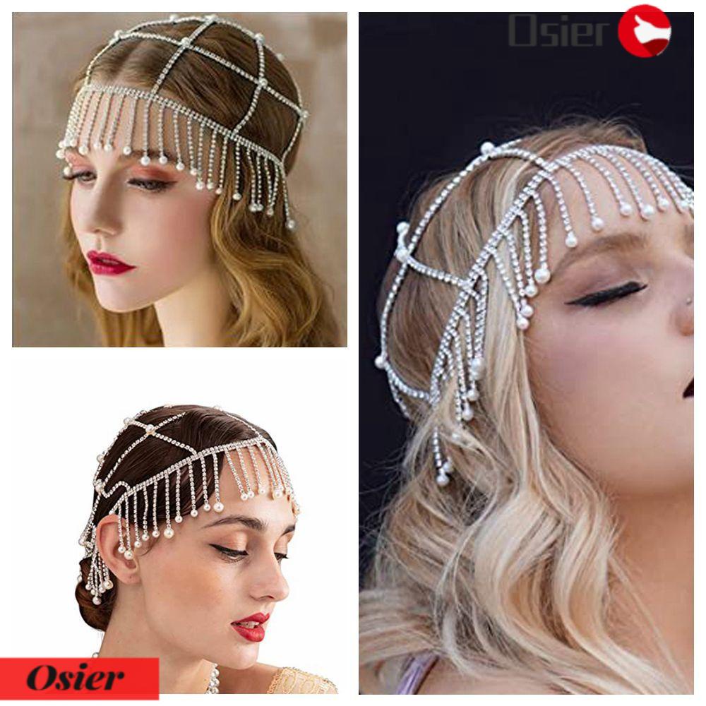 1 Băng Đô Cài Tóc Chuỗi Xích Phong Cách Bohemian Dành Cho Cô Dâu