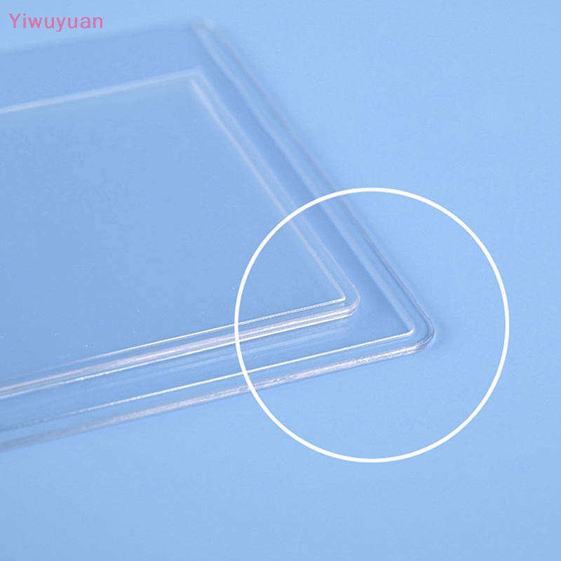 < Yiwuyuan > Thẻ Game Thủ Công Hình Ngôi Sao Polaroid Bằng PVC Trong Suốt HD Bảo Vệ Thẻ Bóng Chày Bóng Chày