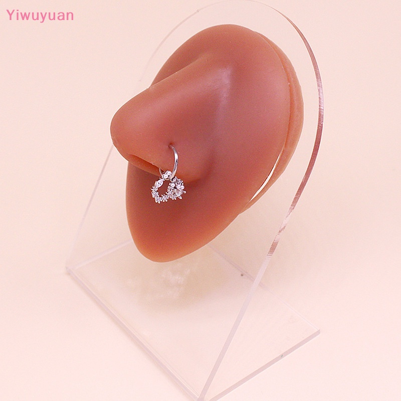 < Yiwuyuan > Khuyên Đeo Mũi / Mắt / Tai Đa Năng Hình Trái Tim / Cánh Bướm Bằng Thép Không Gỉ Mới