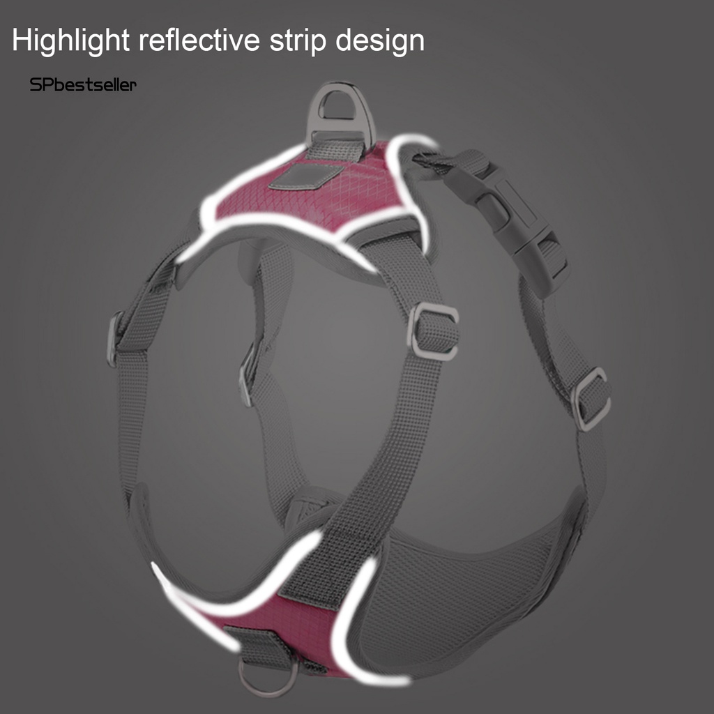 Đai Dắt Thú Cưng Đi Dạo Có Khóa Cài Dễ Điều Chỉnh