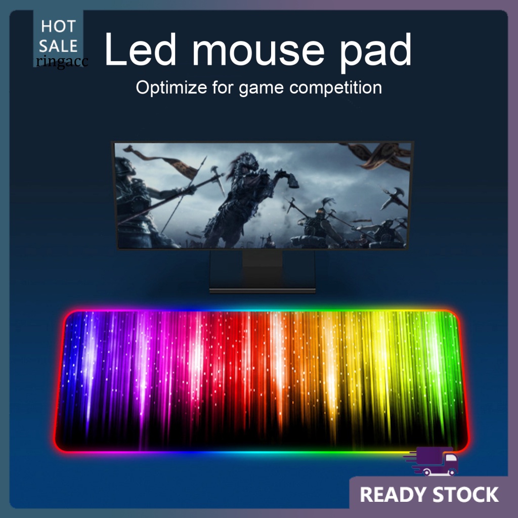 Tấm Lót Chuột RGA Có Đèn LED Hiệu Ứng RGB Nhiều Màu Sắc Dùng Để Chơi Game