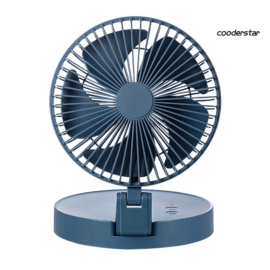 Quạt Làm Mát Để Bàn 4000mAh 3 Tốc Độ Gấp Gọn Tiếng Ồn Thấp Tiện Dụng