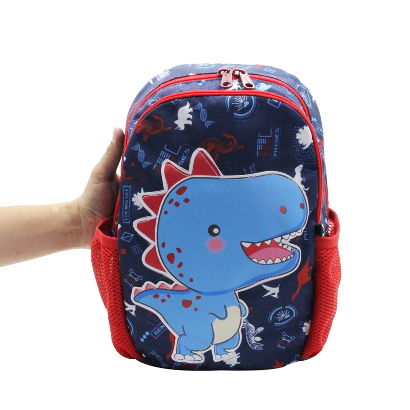 Ba Lô Học Sinh Bé Trai Size S - Dino - Miti BL1082S-DIN-X.DEN-DO - Màu Xanh Đen