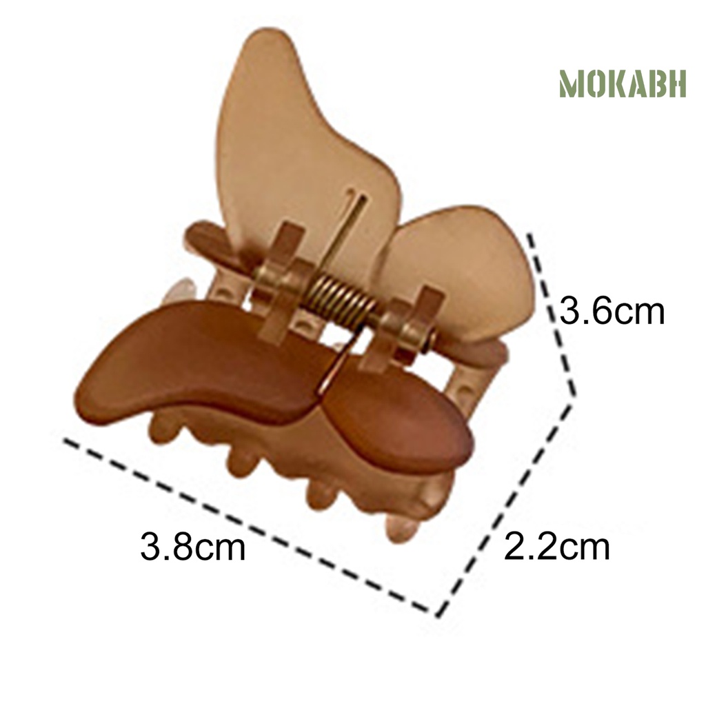 Kẹp Tóc Bằng Chất Liệu PC Chống Trượt Hình Con Bướm Dành Cho Nữ