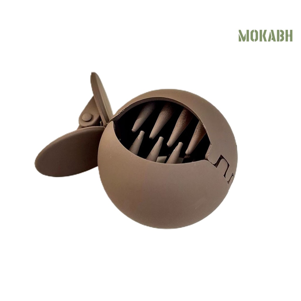 Kẹp Tóc Đuôi Ngựa Màu Trơn Chống Trượt Tiện Dụng