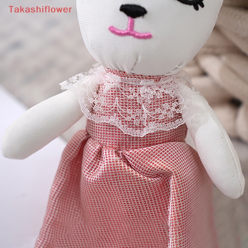 Móc Khóa Thỏ Nhồi Bông Dễ Thương Dùng Làm Quà Tặng