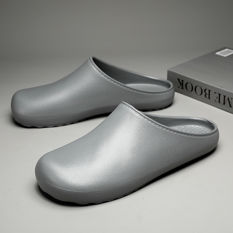 Dép Bít Mũi Đế Dày 5cm Thời Trang Mùa Hè Mới Cho Nam