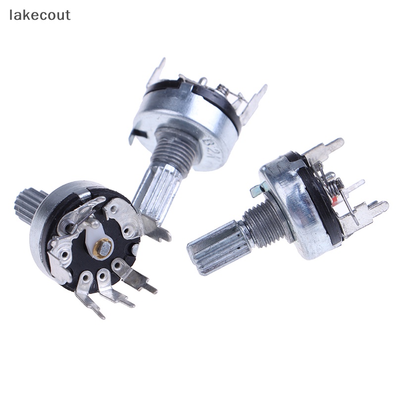 Set 5 Chiết Áp RV17 Có Công Tắc B1K 2K 5K 10K 20K 50K 15mm 5Pin